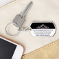 To My Badass Daughter Keychain / Personalized Engraving Option