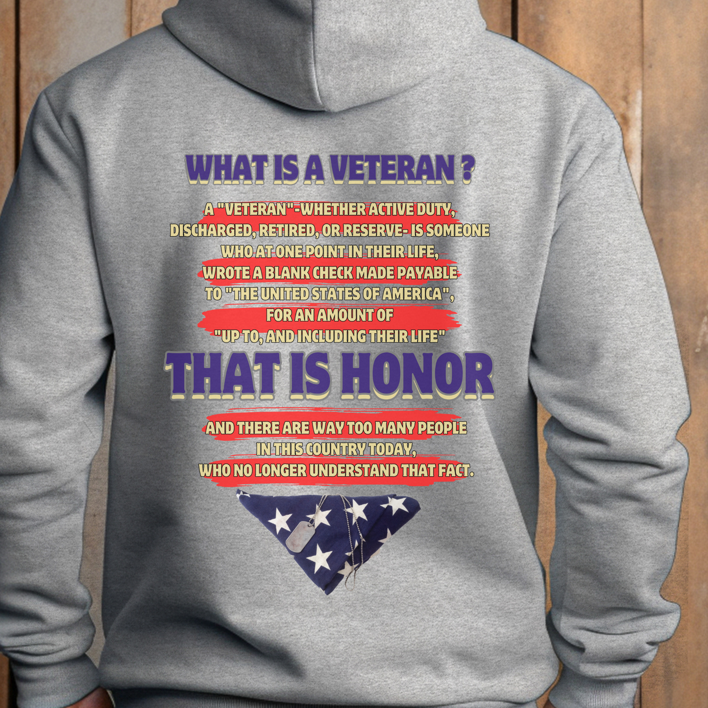 What is a Veteran? Pullover Hoodie