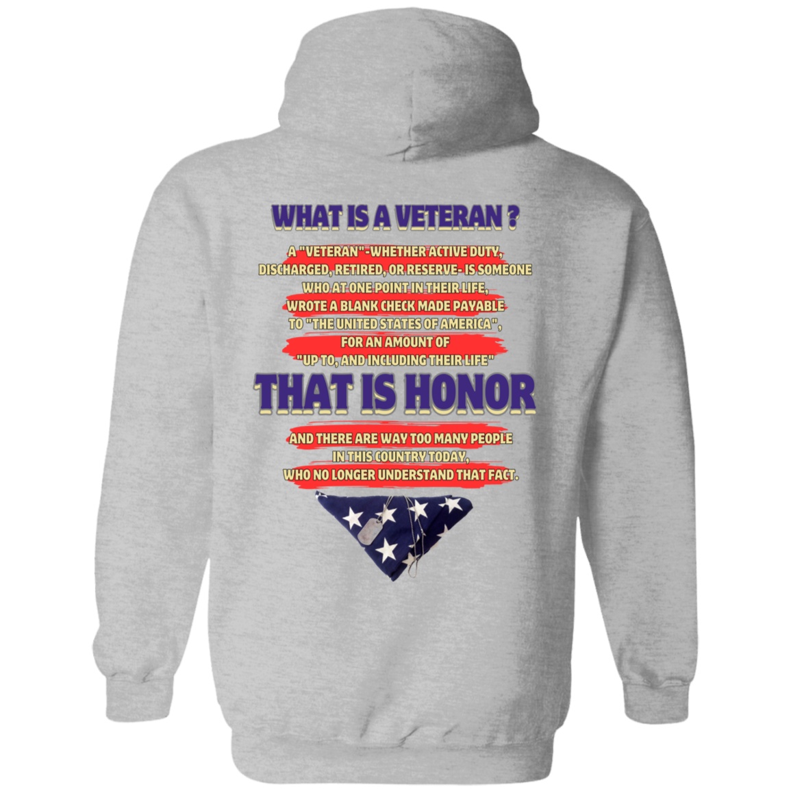 What is a Veteran? Pullover Hoodie