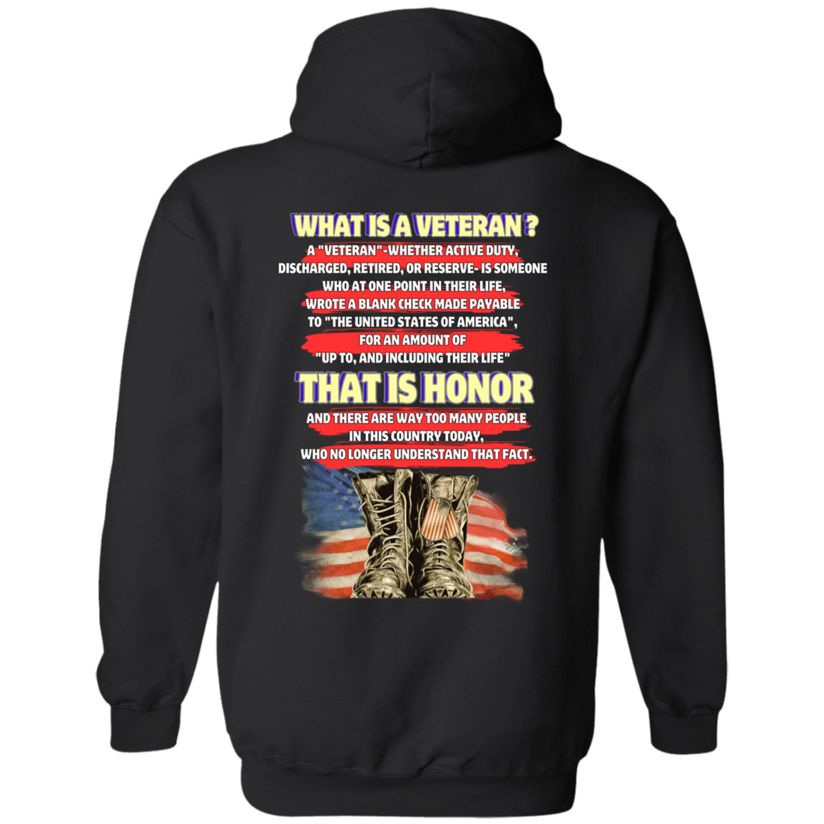What is a Veteran? Pullover Hoodie