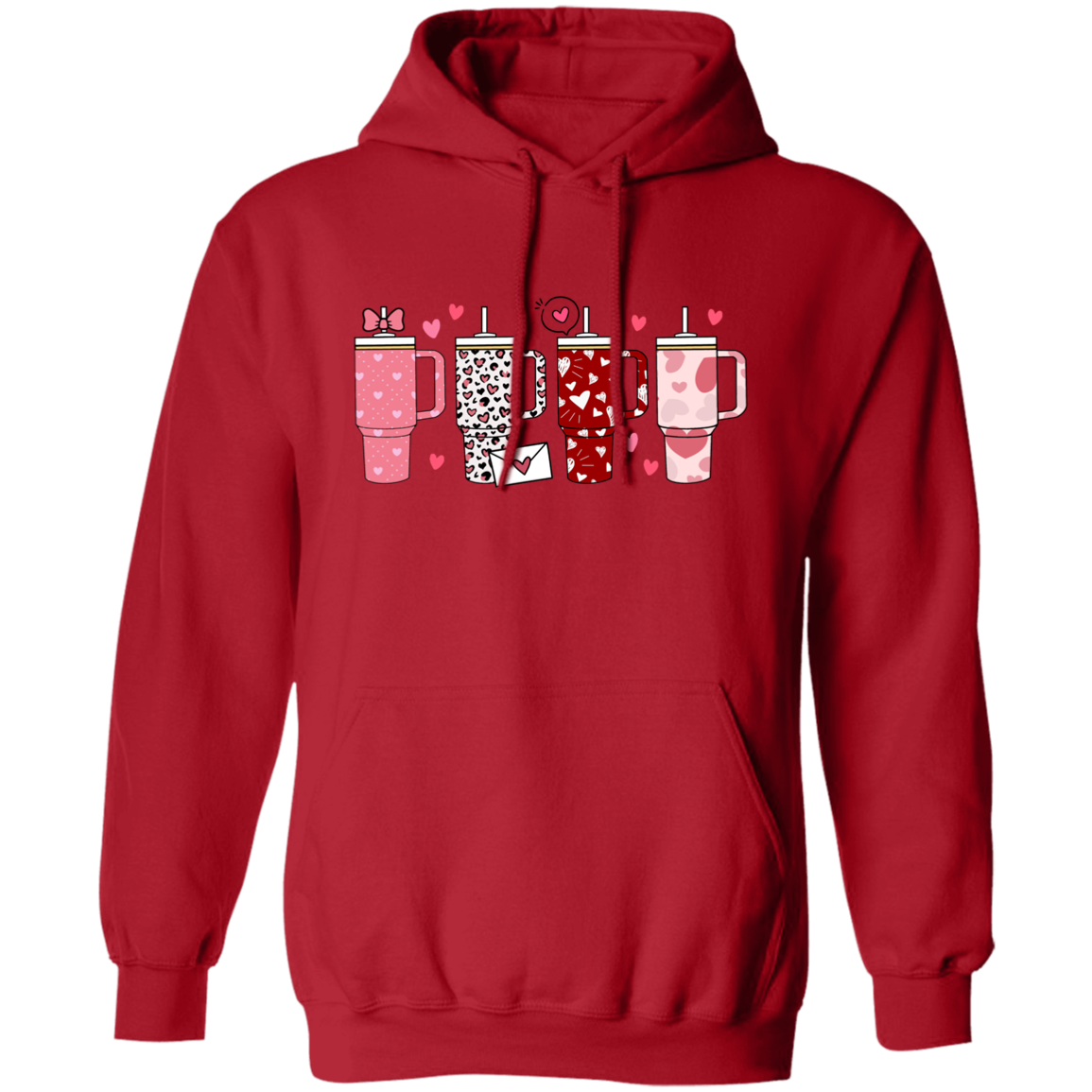 Valentine Day Cup Pullover Hoodie
