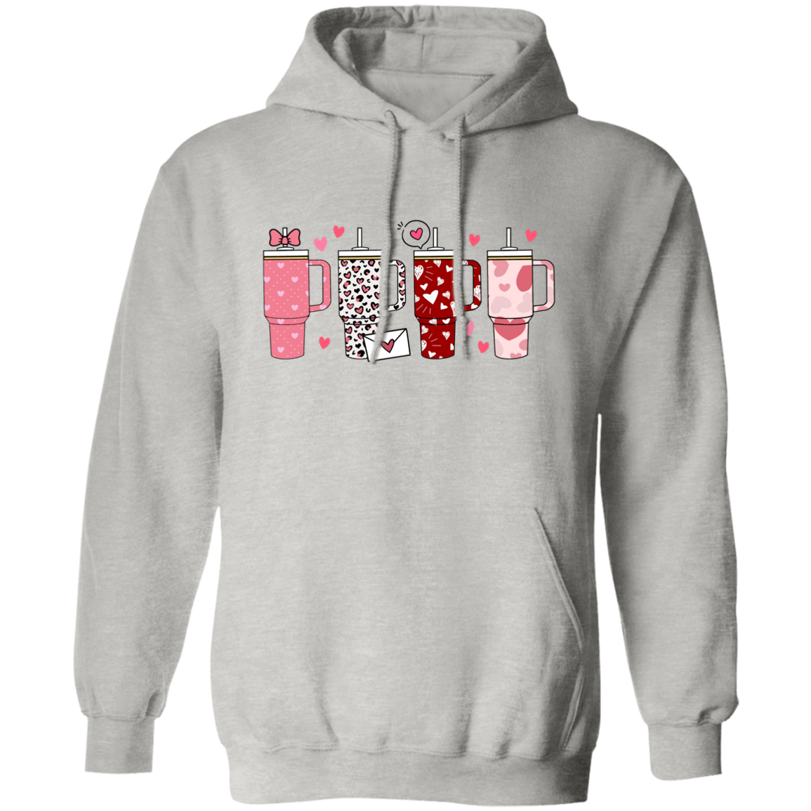 Valentine Day Cup Pullover Hoodie