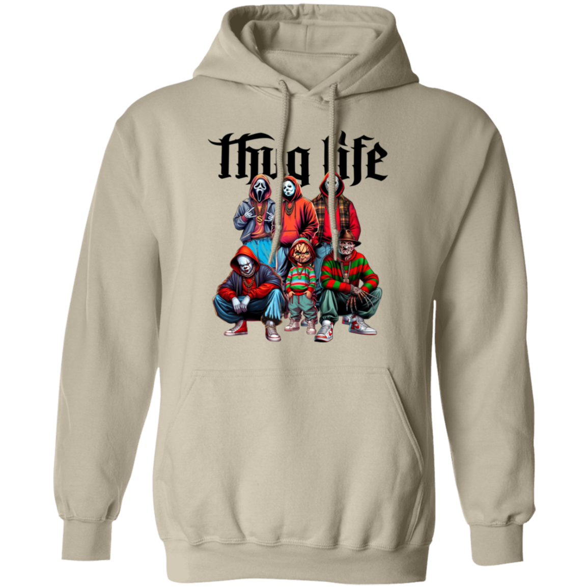 Thug Life Horror Fan Pullover Hoodie