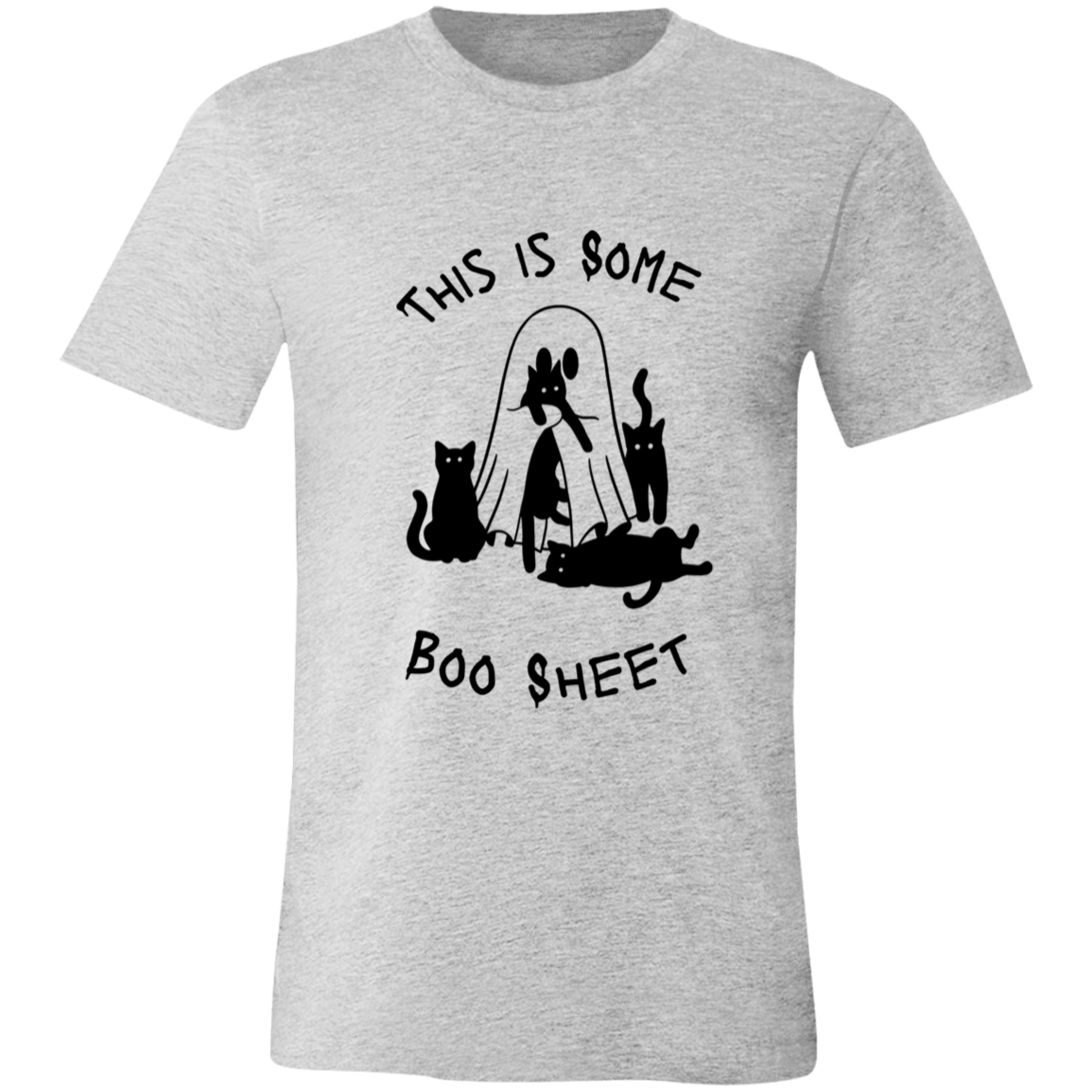 Cat Boo Sheet Unisex Short-Sleeve T-Shirt