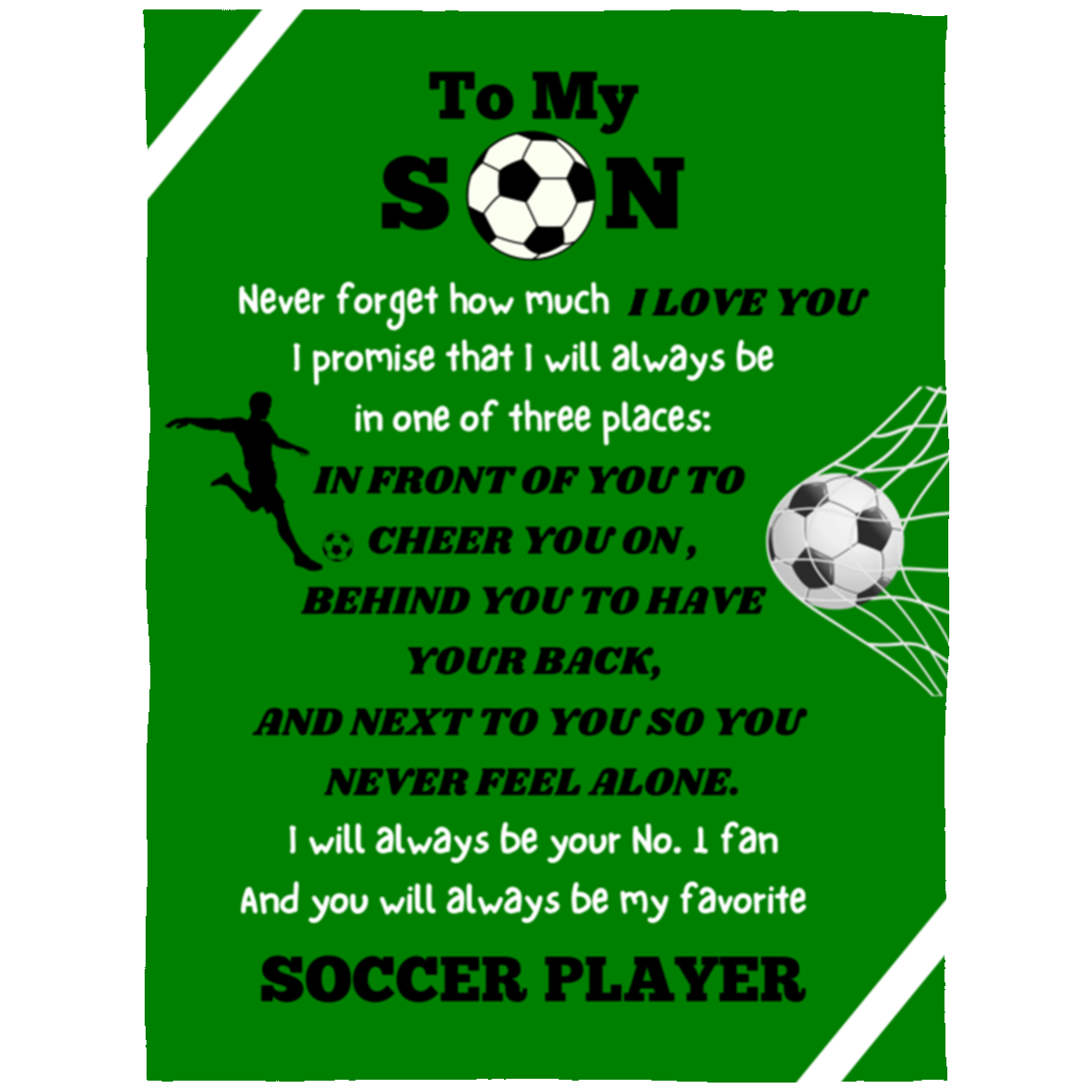 Son Soccer Blanket