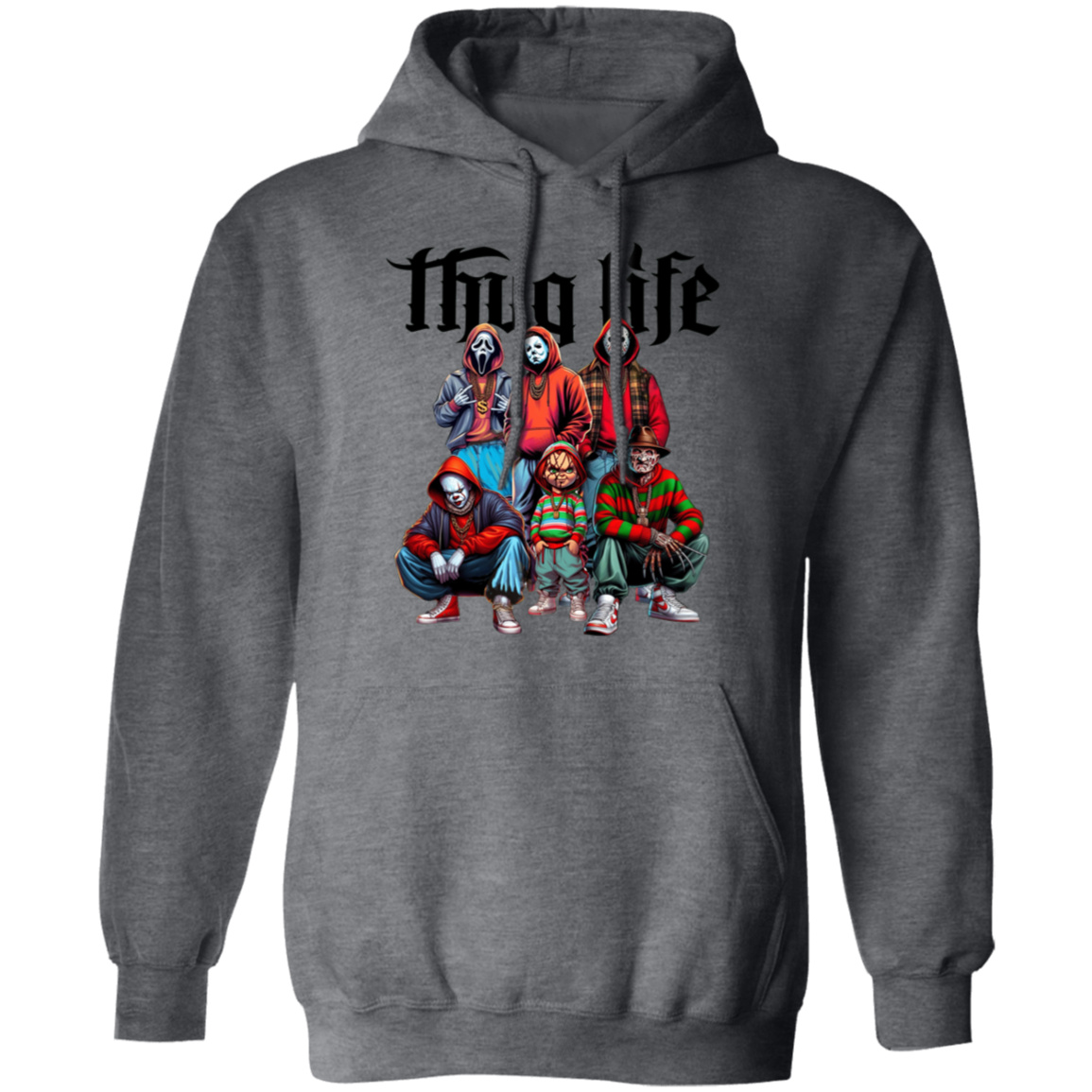 Thug Life Horror Fan Pullover Hoodie