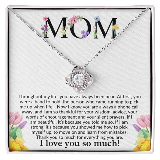 Mom / Love Knot Necklace