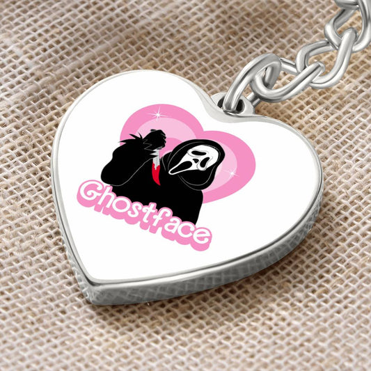 Ghostface / Scream / Graphic Heart Keychain