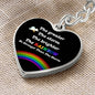 PRIDE / Be Stronger / Graphic Heart Keychain