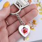 Freddie / Nightmare on Elm Street / Graphic Heart Keychain
