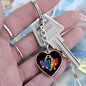 PRIDE / Heart Keychain