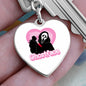 Ghostface / Scream / Graphic Heart Keychain