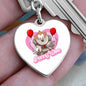 Penny Wise / IT / Graphic Heart Keychain