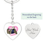 Jason / Friday the 13th / Graphic Heart Keychain