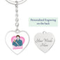 Michael / Halloween / Graphic Heart Keychain