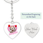 Penny Wise / IT / Graphic Heart Keychain