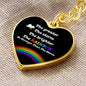 PRIDE / Be Stronger / Graphic Heart Keychain