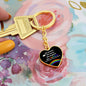 PRIDE / Be Stronger / Graphic Heart Keychain