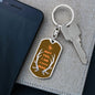 Hunter / Dog Tag Keychain