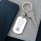 Soulmate / Dog Tag Keychain