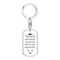 Favorite Child / Dog Tag Keychain