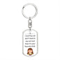 Favorite Child / Dog Tag Keychain