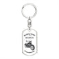 Biker / Dog Tag Keychain