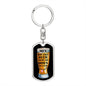 Men are like Beer / Dog Tag Keychain