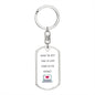Soulmate / Dog Tag Keychain