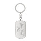 Darling "She Makes It" Dog Tag Keychain