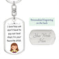 Favorite Child / Dog Tag Keychain