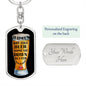 Women are like Beer / Dog Tag Keychain