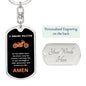 Biker / Dog Tag Keychain