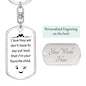 Favorite Child / Dog Tag Keychain