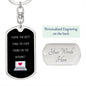 Soulmate / Dog Tag Keychain
