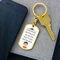 Favorite Child / Dog Tag Keychain