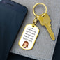 Favorite Child / Dog Tag Keychain