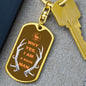 Hunter / Dog Tag Keychain