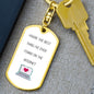 Soulmate / Dog Tag Keychain