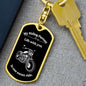 Biker / Dog Tag Keychain