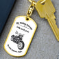Biker / Dog Tag Keychain