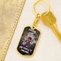 Darling "She Makes It" Dog Tag Keychain