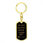 Be Safe Have Fun/ Love Mom & Dad / Keychain