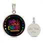 PRIDE / Circle Pendent Necklace