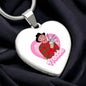 Freddie / Nightmare on Elm Street / Graphic Heart Necklace