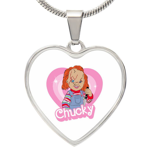 Chucky / Child's Play / Graphic Heart Necklace