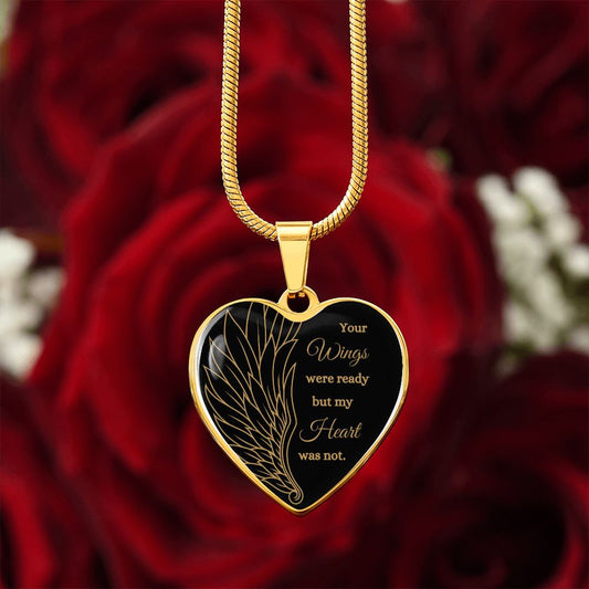 Remembrance / Heart Pendant Necklace