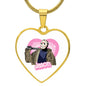 Jason / Friday the 13th / Graphic Heart Necklace