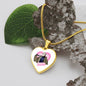 Jason / Friday the 13th / Graphic Heart Necklace