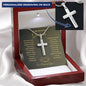 Graduation Gift for Her / Personalized Cross Necklace